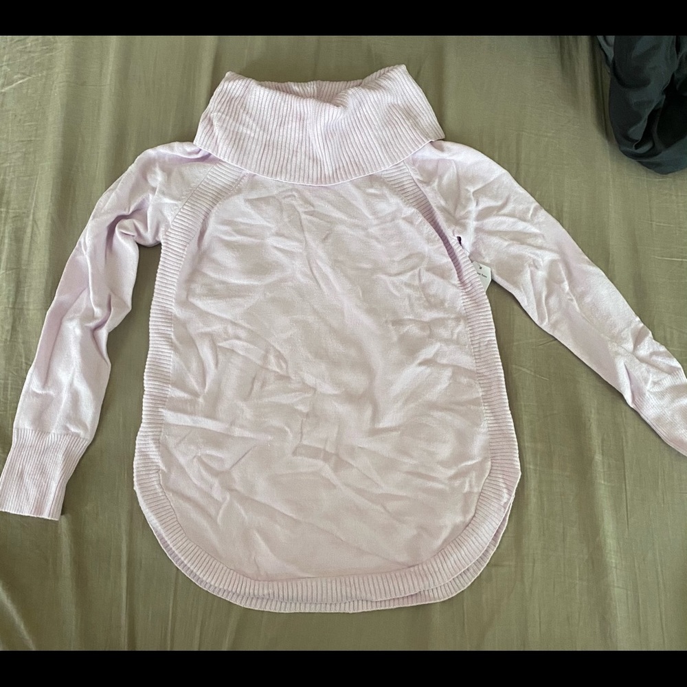 Cowl Neck Tunic Pale Lavender